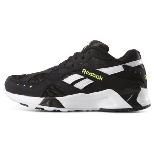 Reebok Aztrek Turnschuhe Damen - Schwarz/Weiß/Gelb - DE 091-TGL